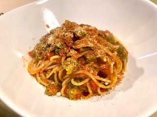 	季節野菜のアラビアータ