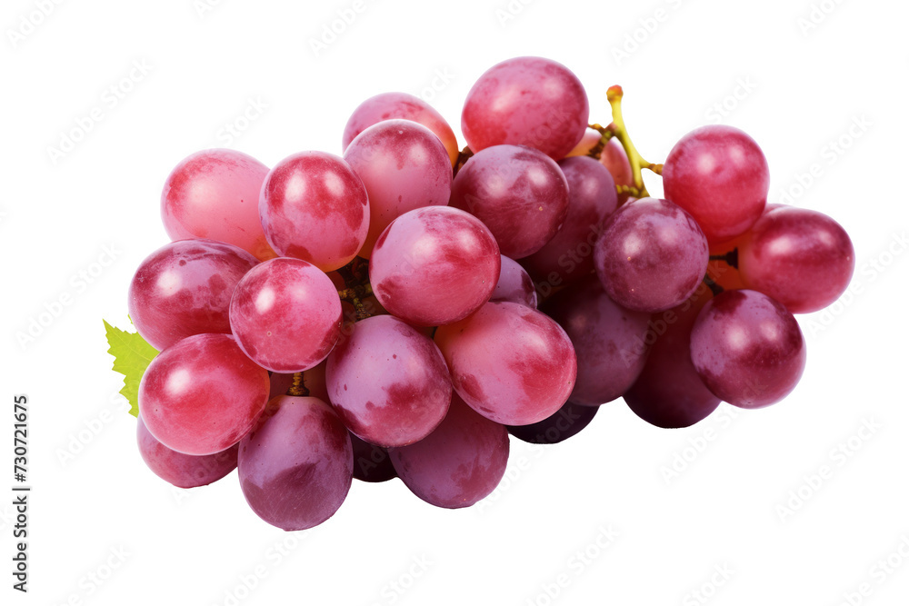 Poster fresh grapes cluster isolated – high-resolution png image with transparent backgrou