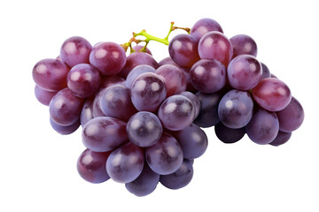 Fototapeta premium Fresh Grape Clusters Isolated - High-Quality PNG Image with Transparent Background