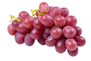 Fototapeta premium Fresh Grapes Cluster Isolated - High-Quality PNG Image with Transparent Background