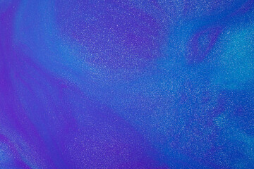 Liquid Blue And Purple Paint