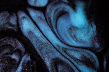 Abstract Liquid Acrylic Paints Background