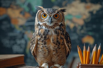 Owl on a Pencil: A Monthly Meeting Masterpiece Generative AI