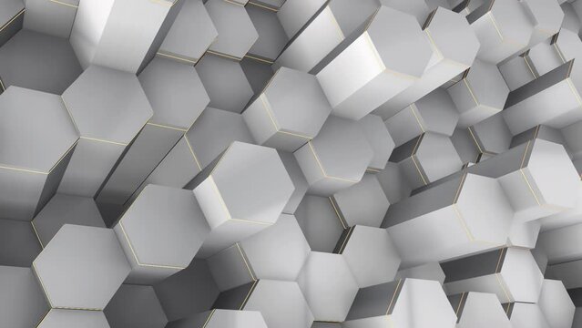 Abstract Gray Cells Background