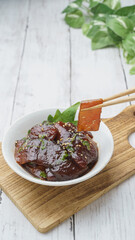 和食｜マグロのしょう油漬け　イメージ