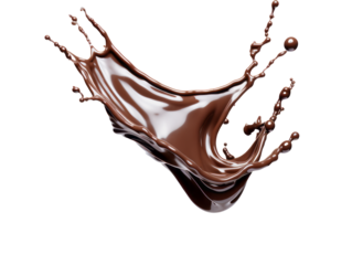 Liquid Chocolate Cascade - High Quality PNG with Transparent Background
