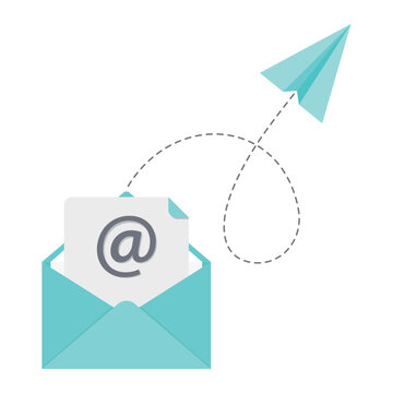 Email electronic mail vector illustration graphic icon symbol