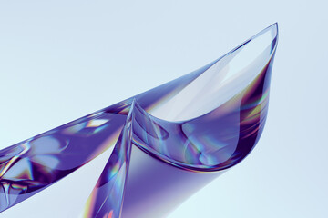 Glass abstract shape