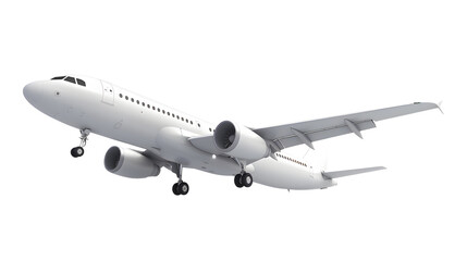 Airline Concept Travel Passenger plane. Jet commercial airplane - obrazy, fototapety, plakaty