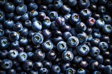   juicy plump blueberries, - obrazy, fototapety, plakaty