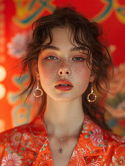 Beautiful makeup Asian style culture inspiration