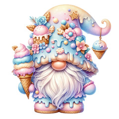Cute Ice Cream Gnome Clipart | Whimsical Summer Illustration
Festive Gnome Clipart with Ice Cream Cone | Fun Cartoon Character
Sweet Ice Cream Gnome Cartoon Clipart | Summer Dessert Illustration