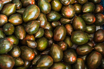 Fresh vegs on a market