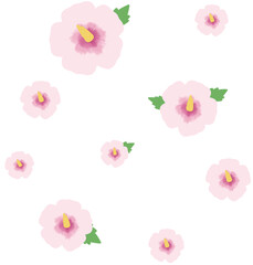 대한민국 무궁화 무궁화꽃 배경 일러스트