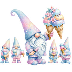 Cute Ice Cream Gnome Clipart | Whimsical Summer Illustration
Festive Gnome Clipart with Ice Cream Cone | Fun Cartoon Character
Sweet Ice Cream Gnome Cartoon Clipart | Summer Dessert Illustration