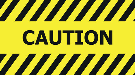 Caution and danger tapes. Warning tape. Black, red and yellow striped. Vector illustration