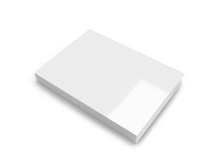 Book Cover 3D Illustration Mockup Scene