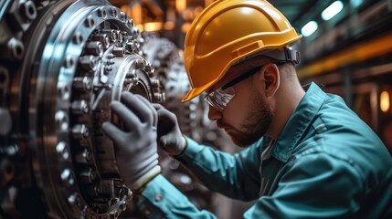 Engineer are working on large engineering projects with sophisticated equipment. Generative AI.