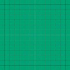 Green with grid abstract background. 