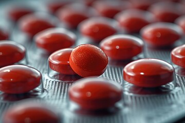 red drugs or medicines design professional photography