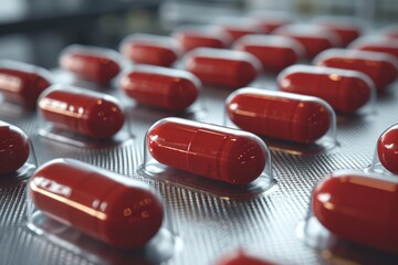 red drugs or medicines design professional photography