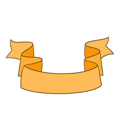 Orange ribbon elements