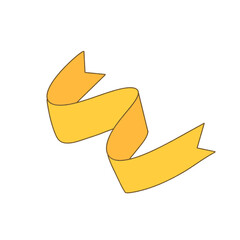 Orange ribbon elements