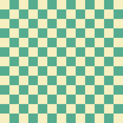 Green checkered abstract background 
