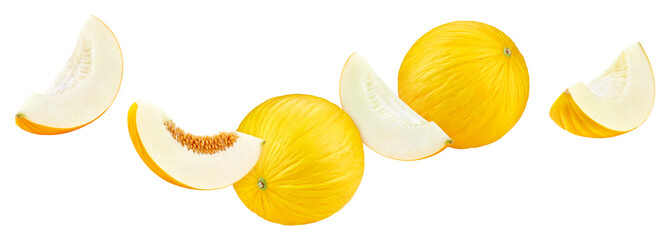 Melon isolated on white background