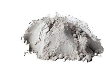 A cement on a white background Generative Ai