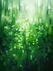  green cybernetic style background, for instagram,  - obrazy, fototapety, plakaty