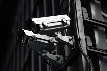 A collection of cameras neatly arranged on a wall. Perfect for photography enthusiasts and vintage camera lovers