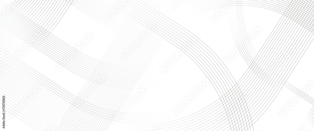 Poster vector abstract background with white color technology concept geometric line transparent background