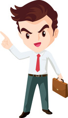 smart business man character