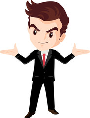 smart business man character