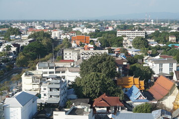view of the town of the city Chiang Mai