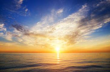 Obraz premium sea sunset