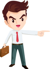 smart business man character