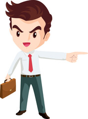 smart business man character