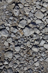 gray stones. texture of stones. rocky ground.