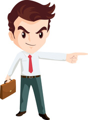 smart business man character