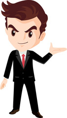 smart business man character