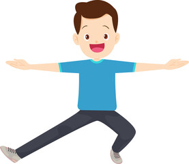 young man exercise actions body healthy