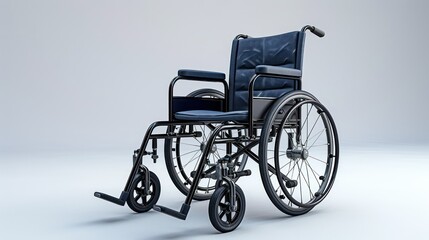 Fototapeta na wymiar wheelchair isolated on a white background