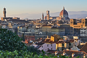 Obraz premium Firenze dalla salita a Piazzale Michelangelo - Toscana