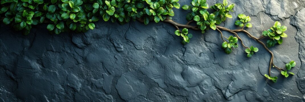 Trees Opem Space Grey Wall Background, Background Banner HD