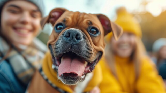 Boxer Dog Promotes Engagement in Charitable Activities