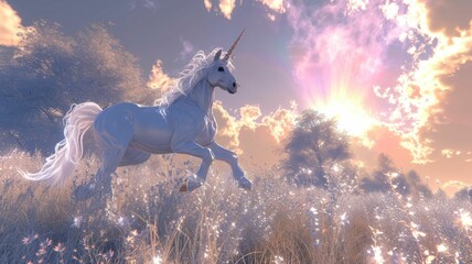 Sparkling Landscape: Unicorn Avatar Guides to Fantasy Game Realm