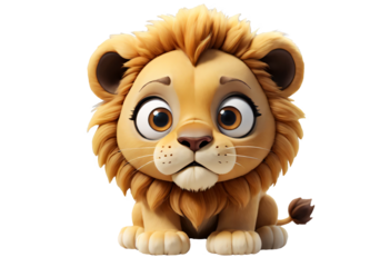 Animal 3D Lion big eye.