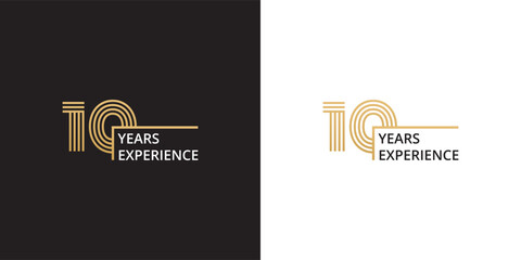 10 years experience banner